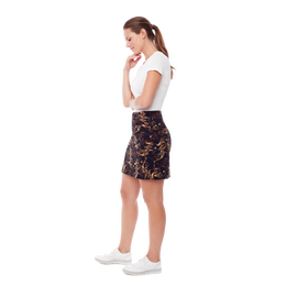 Pull-On 17&quot; Damask Golf Skort
